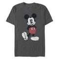 Men's Disney Mickey Pose - Char Htr T-Shirt